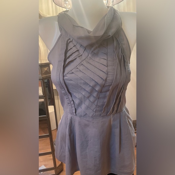 Plains & Prints Ladies Multi-Pleated Top - Picture 1 of 6